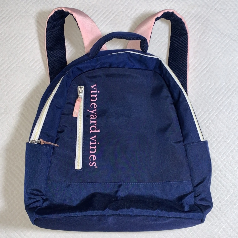 Vineyard Vines x Target Backpack, Navy Blue & Pink